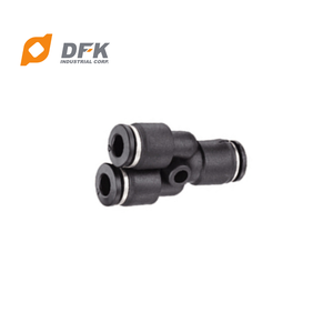 Le raccord en Y à 3 voies DFK offre une connexion sécurisée et résistante aux fuites pour les conduites d'air comprimé EPY de 4 mm. - Product Image 5