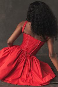 Vestido Corto de Verano para Mujer, Estilo Casual y Sexy, con Tirantes Finos, Encaje Tejido, Corte en A - Product Image 5