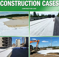 PP-Vliesstoffrollen mit HDPE 3D-Salz für Barriere-Drainage-Geonetze, Geocomposite-Netze im schlichten Stil für Deponie-Drainagesysteme