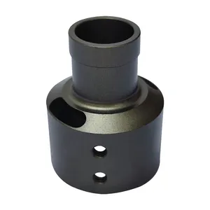 Precise Machining Service Milling Metal Brass Parts Black Matte Blasted Anode Aluminum Parts With Powder Coated Sand Texture
