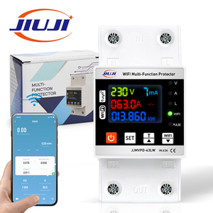 Protector de Fugas Monofásico JIUJI 2.5P AC 220V con Pantalla LCD, Medidor de Protección Contra <span class=keywords><strong>Sobretensiones</strong></span> y Sobrecarga con WIFI - Product Image 4