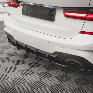Difusor de parachoques trasero para coche, marco de hoja trasera embellecedor <span class=keywords><strong>M</strong></span> <span class=keywords><strong>Sport</strong></span> Splitter Spoiler Lip para <span class=keywords><strong>BMW</strong></span> 3 Series G20 <span class=keywords><strong>320i</strong></span> 325i 330i <span class=keywords><strong>2019</strong></span> + - Product Image 6