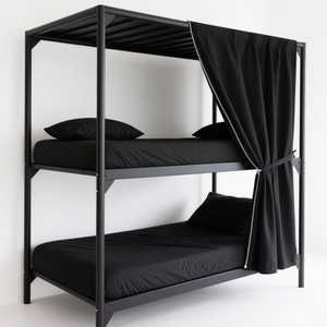 Personalizado Albergue <span class=keywords><strong>Juvenil</strong></span> Personal Dormitorio Estudiante Dormitorio Litera Cortinas Reciclado Tafetán Poliéster RPET Tela Cortinas - Product Image 6