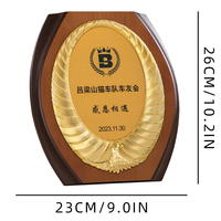 Prix en bois MDF personnalisé en gros Trophées Plaques vierges pour certificat d'assurance Médaille d'impression UV Technique MP0122