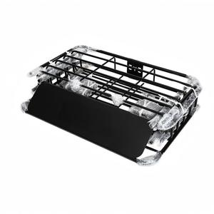 Iron Roof Rack Basket Universal 51x36 Inch 5'' High 200LBS Capacity SUV 4WD Luggage Carrier with <b>Clamps</b> - Product Image 6