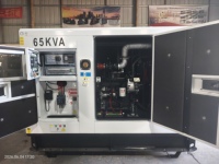Générateur diesel de secours 50 kW 65 kVA, type silencieux, moteur 4BTA3.9-G2, triphasé, refroidissement par eau, groupe électrogène, prix fabricant