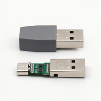 Adaptador USB 3.1 Tipo A Macho a Tipo C Hembra, Compatible con Transmisión de Datos de 10G