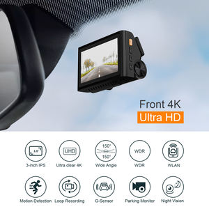 NOUVEAU & CHAUD Caméra embarquée 4K+1080P IMX 415 Vision nocturne Dashcam 4k Wifi Gps Mode parking 24h & G-sensor & Enregistrement en boucle - Product Image 3