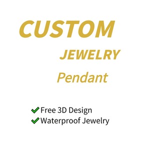 Tùy Chỉnh Đồ Trang Sức Mặt Dây Chuyền Thép Không Gỉ Mạ Vàng Tên Tấm Cá Nhân Thiết Kế Thời Trang Vòng Cổ OEM ODM Nhà Sản Xuất - Product Image 1