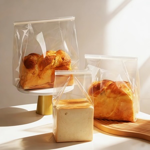 Sacs à pain en <span class=keywords><strong>plastique</strong></span> transparent fournis par l'usine, sacs à pain en <span class=keywords><strong>plastique</strong></span> en vrac avec adhésif auto-scellant pour un emballage rapide en boulangerie - Product Image 6