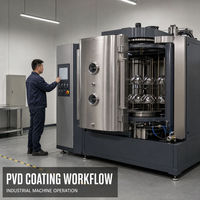Machine de revêtement PVD multi-arc pour l'acier inoxydable, les montres, les articles sanitaires