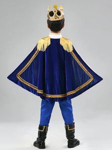 Costumes de <span class=keywords><strong>roi</strong></span> victorien pour garçons, déguisement d'Halloween pour enfants, tenue de cosplay médiévale, costume de fête, ensemble complet pour spectacle sur scène pour enfants - Product Image 6