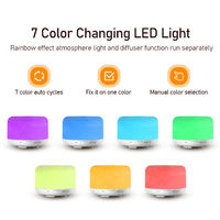 Hochwertiger 500ML 7-Farben LED Aroma Diffuser Ätherisches Öl Luftbefeuchter für Zuhause Schlafzimmer Büro