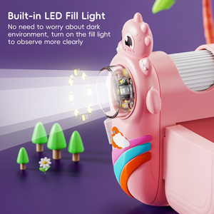 Prezzo Scontato: Fotocamera e Microscopio Giocattolo Educativo per <span class=keywords><strong>Studenti</strong></span>, Design Carino Rosa/Viola, per Osservazioni Divertenti all'Aperto - Product Image 5