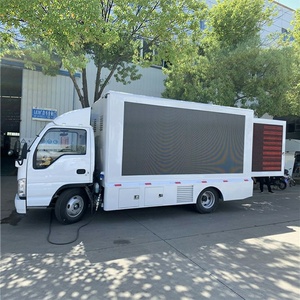 รถบรรทุกติดตั้งป้ายโฆษณาดิจิทัล ISUZU พวงมาลัยซ้าย ขับเคลื่อน 4x2 แบบเคลื่อนที่ได้ จอแสดงผล LED สีเต็มรูปแบบ P4 สำหรับโฆษณาภายนอกอาคาร พร้อมราคา - Product Image 3