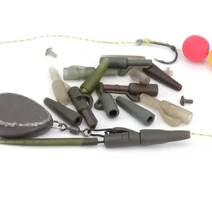 Hirisi pêche à la <span class=keywords><strong>carpe</strong></span> sécurité <span class=keywords><strong>plomb</strong></span> Clips et queue en caoutchouc pour plates-formes de pêche à la <span class=keywords><strong>carpe</strong></span> M12 accessoires de pêche à la <span class=keywords><strong>carpe</strong></span> 12 ensembles par paquet - Product Image 3