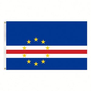3x5FT Polyester Cheap Price Cape Verde Country <b>Flag</b> and National <b>Flag</b> With Two Grommets - Product Image 2