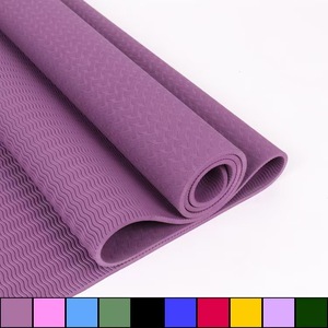 Tking Tùy Chỉnh Logo Nhà Tập Thể Dục Tập Thể Dục Tập Thể Dục Yogamat, Sinh Thái Thân Thiện Tự Nhiên Tái Chế Hai Lớp 6Mm <span class=keywords><strong>TPE</strong></span> <span class=keywords><strong>Yoga</strong></span> <span class=keywords><strong>Mat</strong></span> - Product Image 2