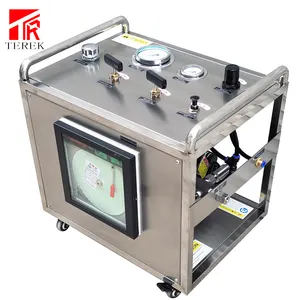 TEREK 브랜드 공기 작동 유압 펌프 단위 라운드 차트 레코더