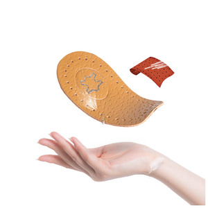 Talonnettes pour Talon <span class=keywords><strong>Éperon</strong></span>s Heelmed Cuir Coussinets De Talon En Cuir De Vache avec latex Coussin Semelles Orthopédiques Inserts Coussinets pour Chaussures - Product Image 3