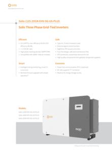 <span class=keywords><strong>Inversor</strong></span> trifásico conectado a la red Solis-(125-255)K-EHV-5G-US-PLUS, <span class=keywords><strong>inversor</strong></span> <span class=keywords><strong>solar</strong></span> comercial conectado a la red de 125kw, 185kw, 255kw - Product Image 6