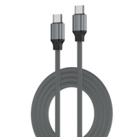 Câble LDNIO LC442C 2m 65W Type-C vers Type-C, compatible avec la charge rapide PD et QC, pour téléphone portable.