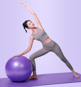Pelota de Yoga de PVC de 55 cm de Diámetro, Antiexplosión, Engrosada, Especial <span class=keywords><strong>para</strong></span> Gimnasio, Sala de Yoga y Ejercicio - Product Image 5