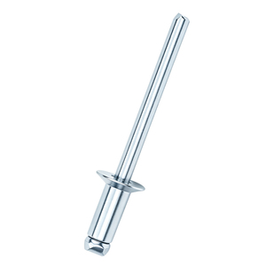 Rivets à tête ronde ouverte en fer zingué bleu M2-M6, 100 pièces, pour travaux de décoration de bâtiments, ODM/OEM - Product Image 2