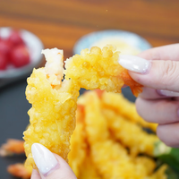 Camarones Empanizados IQF, Camarones Pre-fritos Congelados, Camarones Tempura Listos para Cocinar, Camarones Panko Ebi Furai para Catering