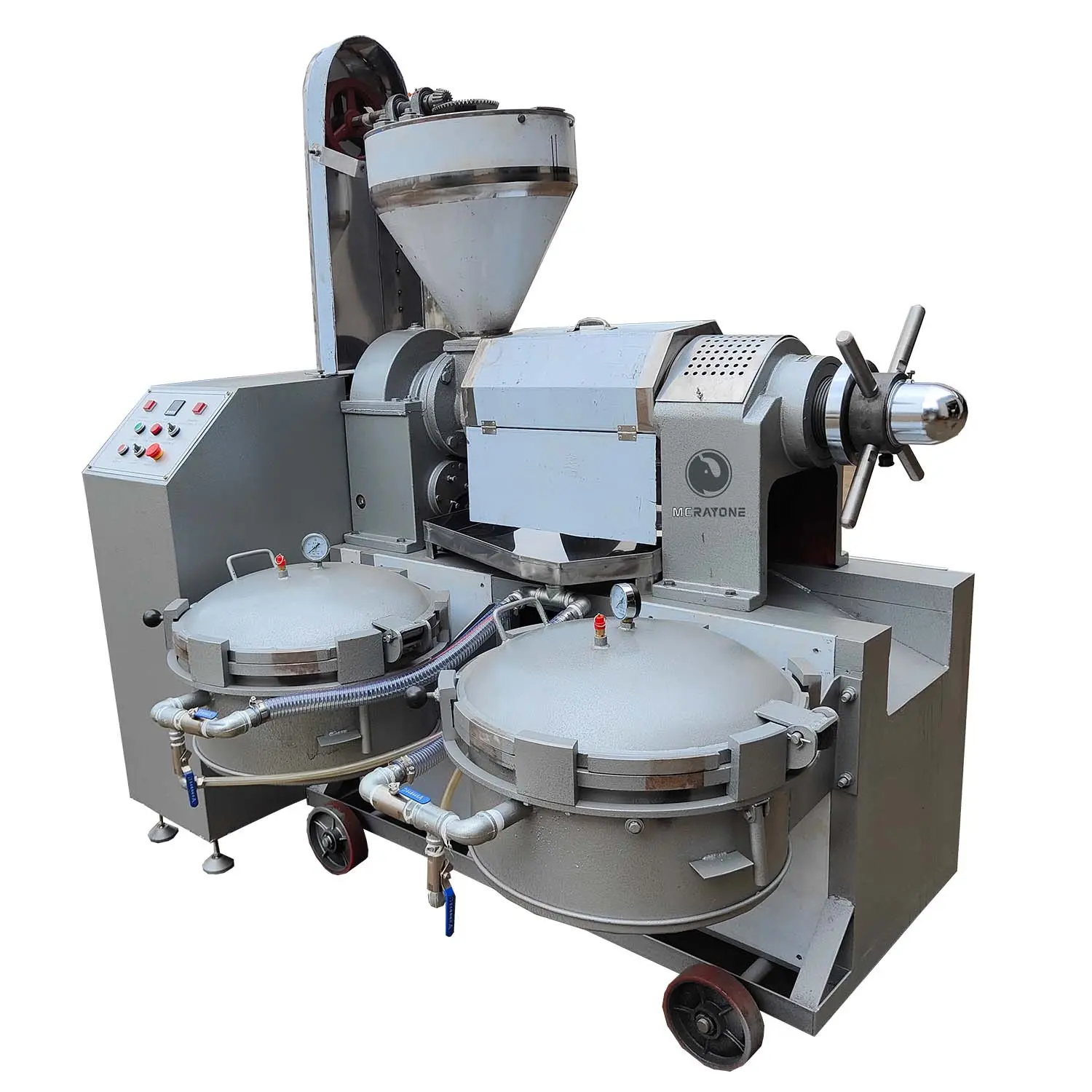 Kalt- und Heißpresse Ölextraktionsmaschine 200 kg/Stunde Kapazität für Sesamo-Kochölherstellung Sojabohnenölpresse