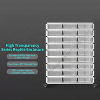 Système d'élevage de reptiles à montage facile, armoire en aluminium multi-niveaux, enclos d'élevage pour serpents, lézards, geckos, vente en gros
