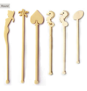 Agitadores de Cócteles de Bambú Desechables Personalizados OEM para Bar, Varillas Mezcladoras de Bebidas - Product Image 4