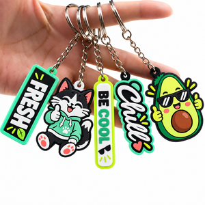 Llavero promocional personalizado con logotipo para empresas, llavero de PVC 3D de anime, fabricación OEM/ODM, venta al por mayor. - Product Image 4