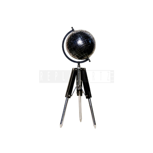 Maximus International MS-264 - Soporte de trípode para globo terráqueo de metal estilo Art Deco, para exhibición educativa en escritorio - Duradero y ecológico - Product Image 1