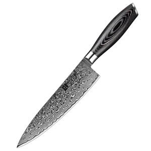 Cuchillo <span class=keywords><strong>de</strong></span> Cocina XINZUO <span class=keywords><strong>de</strong></span> Alta Calidad, 8 Pulgadas, 67 Capas <span class=keywords><strong>de</strong></span> Acero <span class=keywords><strong>de</strong></span> Damasco, Mango <span class=keywords><strong>de</strong></span> <span class=keywords><strong>Madera</strong></span> Pakka - Product Image 2