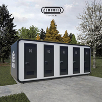 Toilettes portables durables au design moderne en structure acier, garantie 1 an, incluent conteneurs, maisons, bureaux, ateliers, robustes