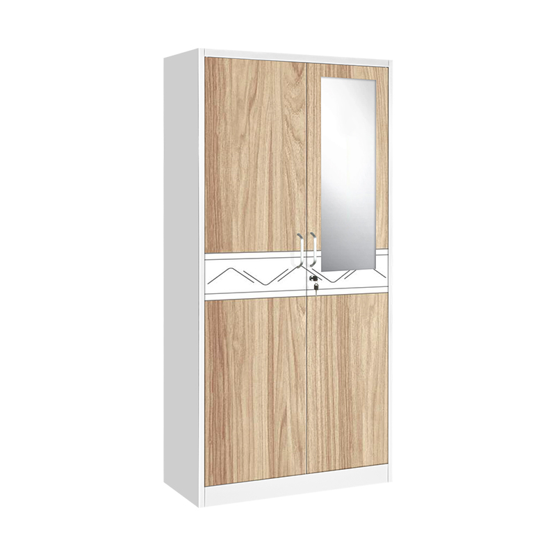 2 portes battantes avec demi-miroir