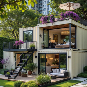 Container Abitativo <span class=keywords><strong>Mobile</strong></span> in Acciaio da 20/40 Piedi, Prefabbricato Modulare per Caffetteria, Ristorante, Negozio Esterno in <span class=keywords><strong>Vendita</strong></span> - Product Image 4