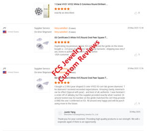 IGI REACH 认证 VVS VS 实验室培育钻石 1-3 克拉，适用于高级珠宝、订婚戒指、结婚戒指 - Product Image 6