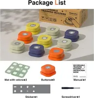 Boutons de communication enregistrables pour chiens avec couineur et fonction vocale, jouet interactif pour l'apprentissage du comportement des chiots