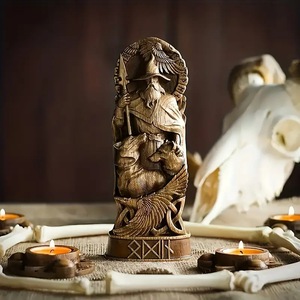 Nouveaux dieux <span class=keywords><strong>nordiques</strong></span> résine artisanat Statue décorations mythe légende Statues pour la maison ou la salle d'étude - Product Image 4