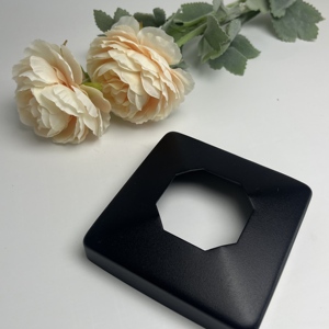 Plaque de couverture carrée en acier inoxydable de qualité supérieure, poli miroir, à ouverture centrale, pour fixation de verre et vitrage de <span class=keywords><strong>mezzanine</strong></span> - Product Image 6