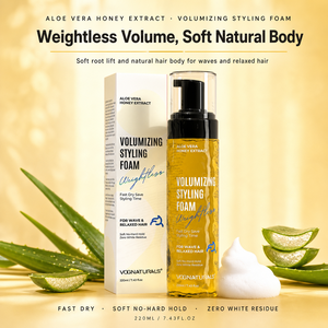 Mousse Coiffante Volumisante Sans Poids à Marque Blanche avec Aloe Vera, Miel et Protéine de Riz Hydrolysée – Fixation Douce Sans Résidu - Product Image 6