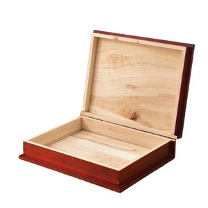 Boîte de rangement rectangulaire en bois de camphre pour calligraphie et peinture, idéale pour l'emballage de bijoux ou comme cadeau - Product Image 1