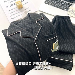 <span class=keywords><strong>Pigiama</strong></span> termico da <span class=keywords><strong>uomo</strong></span> grande taglia <span class=keywords><strong>3XL</strong></span> primavera autunno a maniche lunghe abito due pezzi allentato per il tempo libero per la casa con motivo a cartone animato - Product Image 2