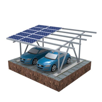 Structure de montage de carport solaire renforcée résistante à la grêle en Zn-Al-Mg