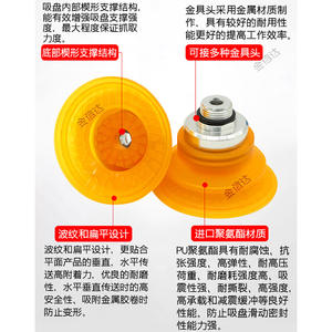 Ventouse de remplacement en polyuréthane pour bras robotique VTEC VBF-30/40/50/60/80/100PU-18F/38M – Lève-chargeur à vide - Product Image 3