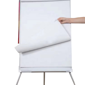 <span class=keywords><strong>Lavagna</strong></span> Bianca Foska con Supporto, Grande Formato Premium con 6 Fori, Facile da Appendere, Carta <span class=keywords><strong>per</strong></span> Flip Chart <span class=keywords><strong>per</strong></span> Insegnanti e Studenti Virtuali - Product Image 1