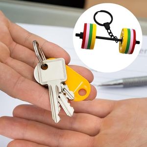 Envío Exprés: Set de Llaveros de Silicona Coloridos con Forma de Discos de Pesas para Barra, Regalo de Motivación para Entrenamiento, para Amantes del Fitness, Entrega Rápida - Product Image 5