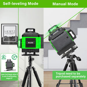 Nivel Láser <span class=keywords><strong>HILDA</strong></span> <span class=keywords><strong>4D</strong></span> de 16 Líneas, Haz Verde, Horizontal 360°, Autonivelante, Luz Vertical y Horizontal, Instrumento Óptico - Product Image 5